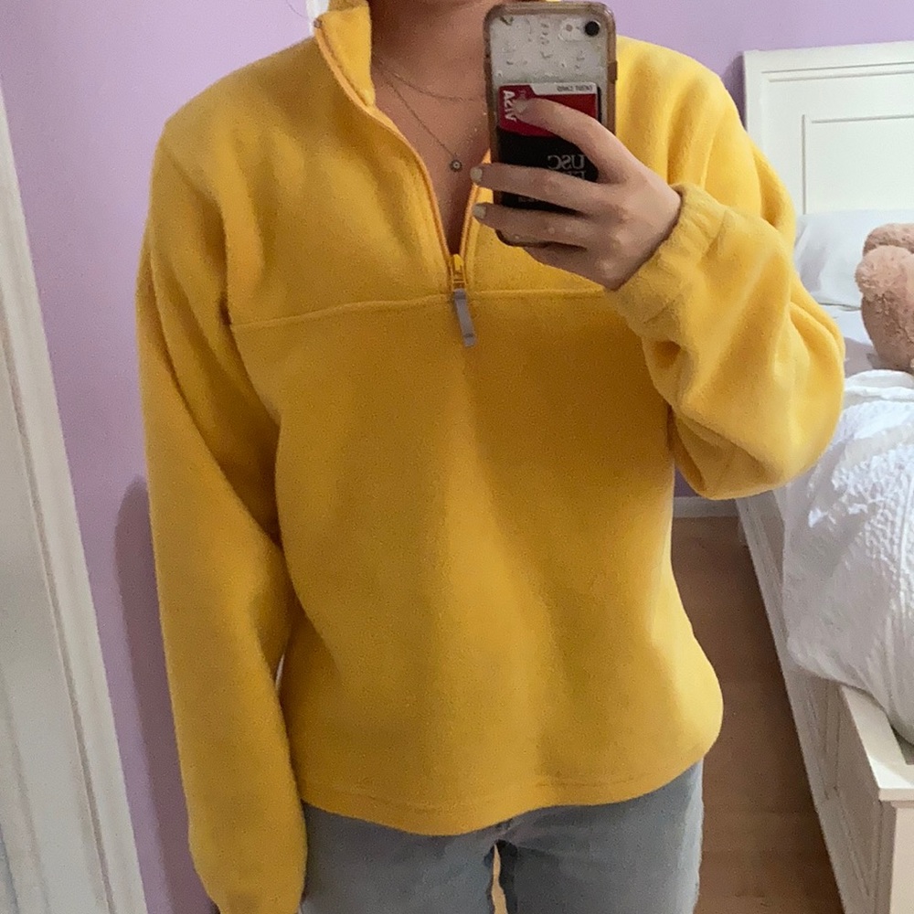 Columbia women’s quarter zip yellow